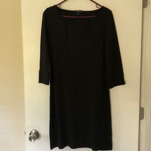 Lands End Black Sheath Dress